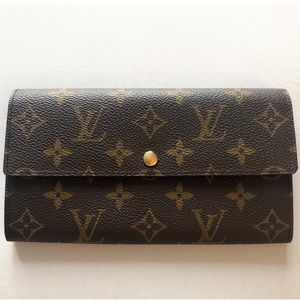 Louis Vuitton Sarah Long Wallet Monogram